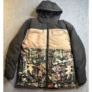 Staple Pigeon Cold Weather Puffer Coat Camo XL Very Thick